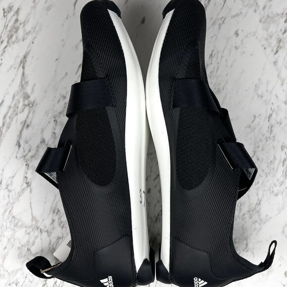 Adidas The Indoor Cycling Shoes Mens 9 Women’s 10 Black/White - Picture 4 of 5